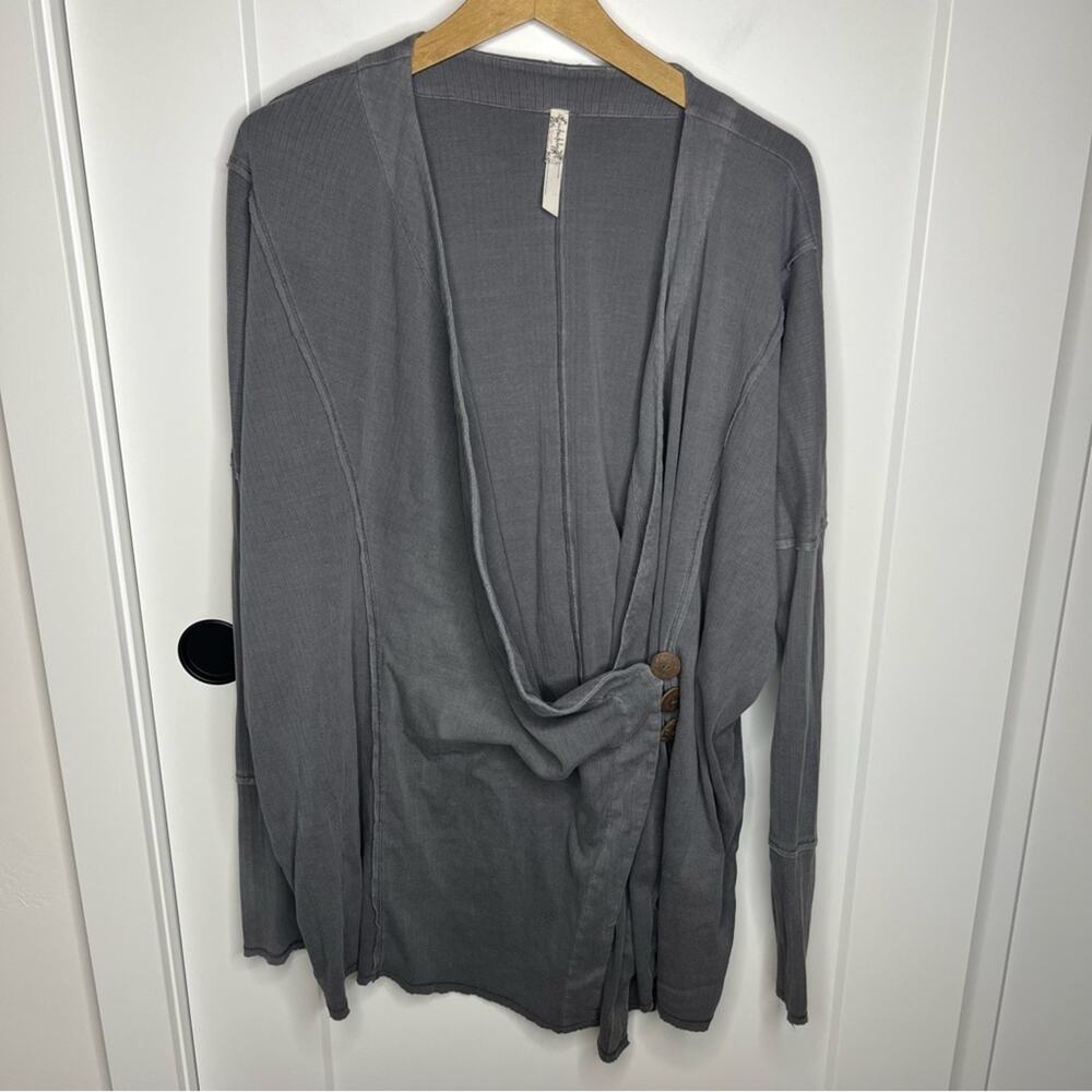 Intimately Free People Lightweight Oversized Button Cardigan Blouse Size Small